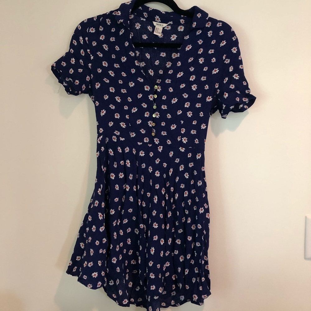 Flower print dress